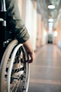 Person on wheelchair