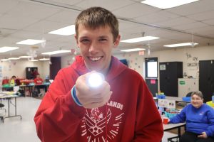 IMG_0094 Mitch, Arc Fayette participant, at the Valentine's party