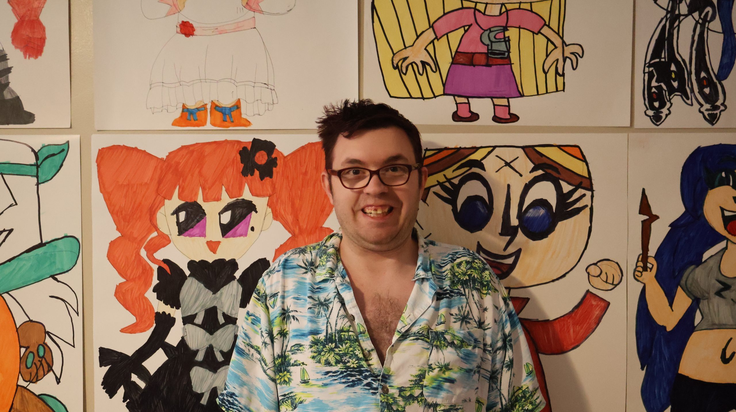 IMG_0426 - The Arc Fayette Participant with his artwork