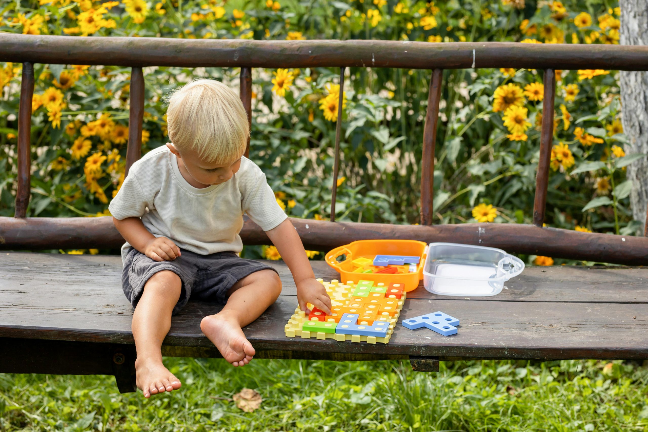 Kid playing