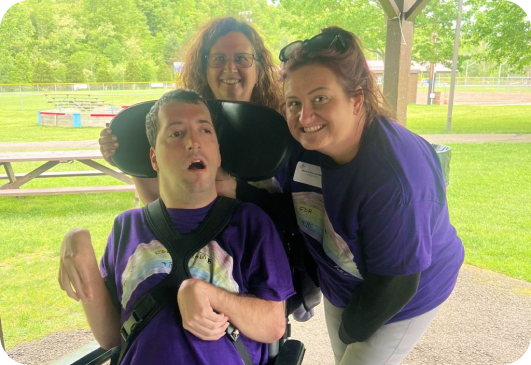 Family living participant and family